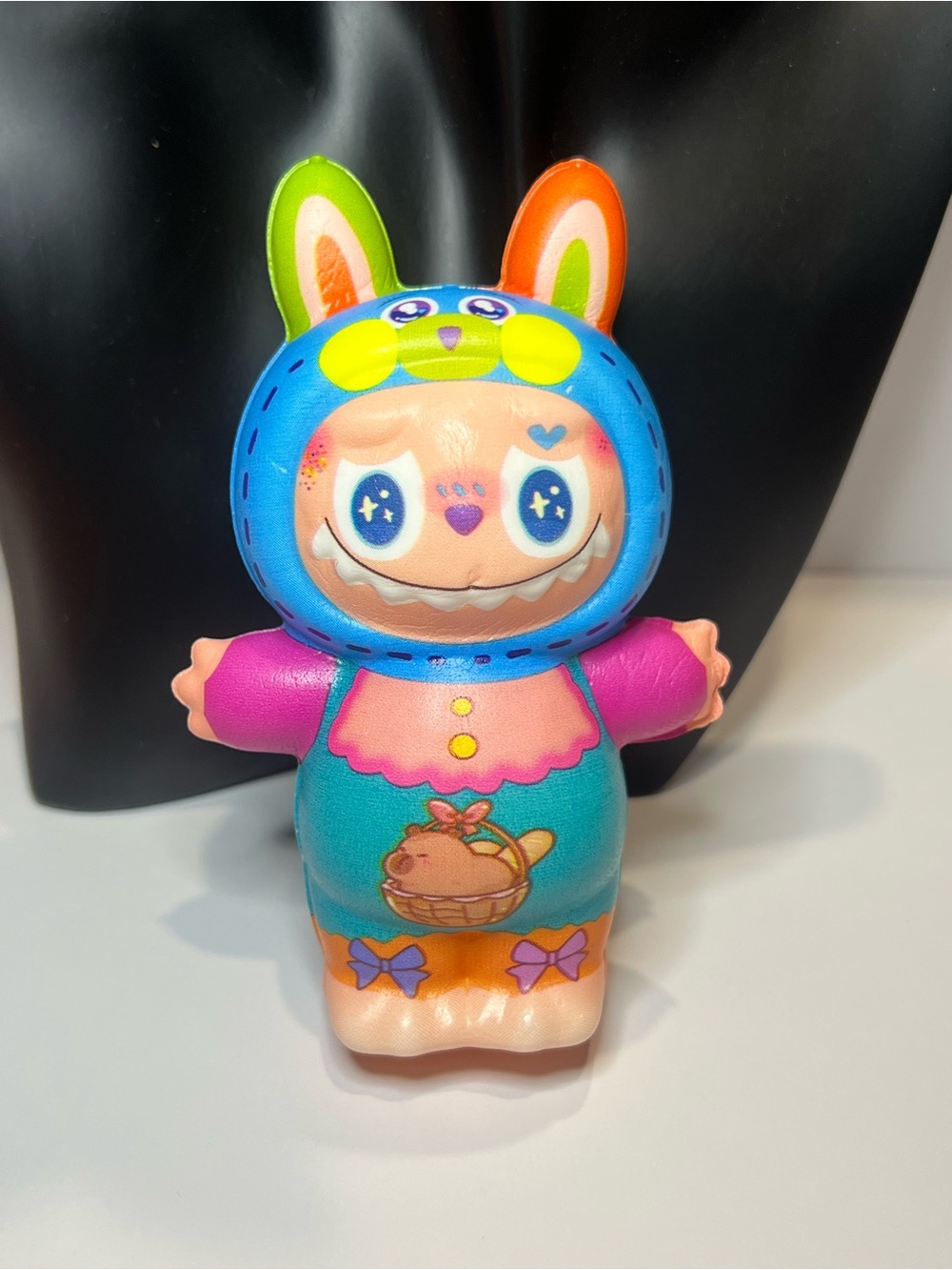 Colorful Labubu Character Squishy Toy - Multicolor Kids Toy